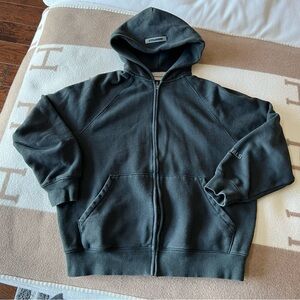 Essentials classic zip up hoodie